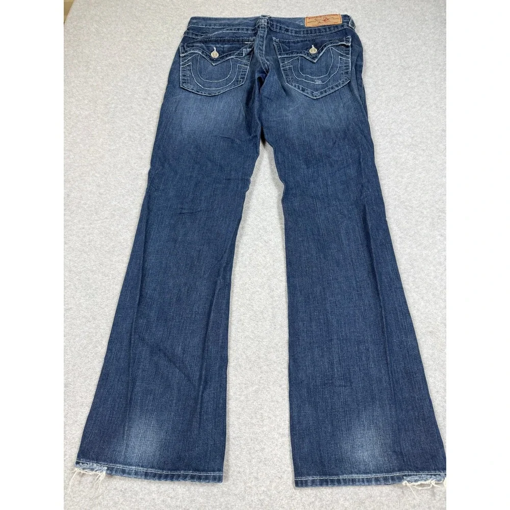 True Religion Mens Size 32 Ricky Denim Jeans Made In USA